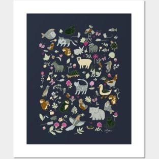 Animal Chart Posters and Art